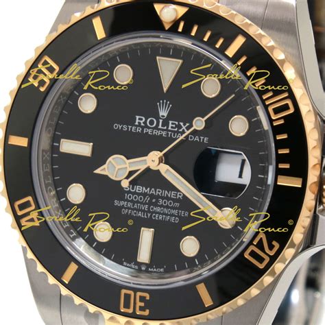 Rolex SUBMARINER DATE 41MM IN ACCIAIO E ORO GIALLO .